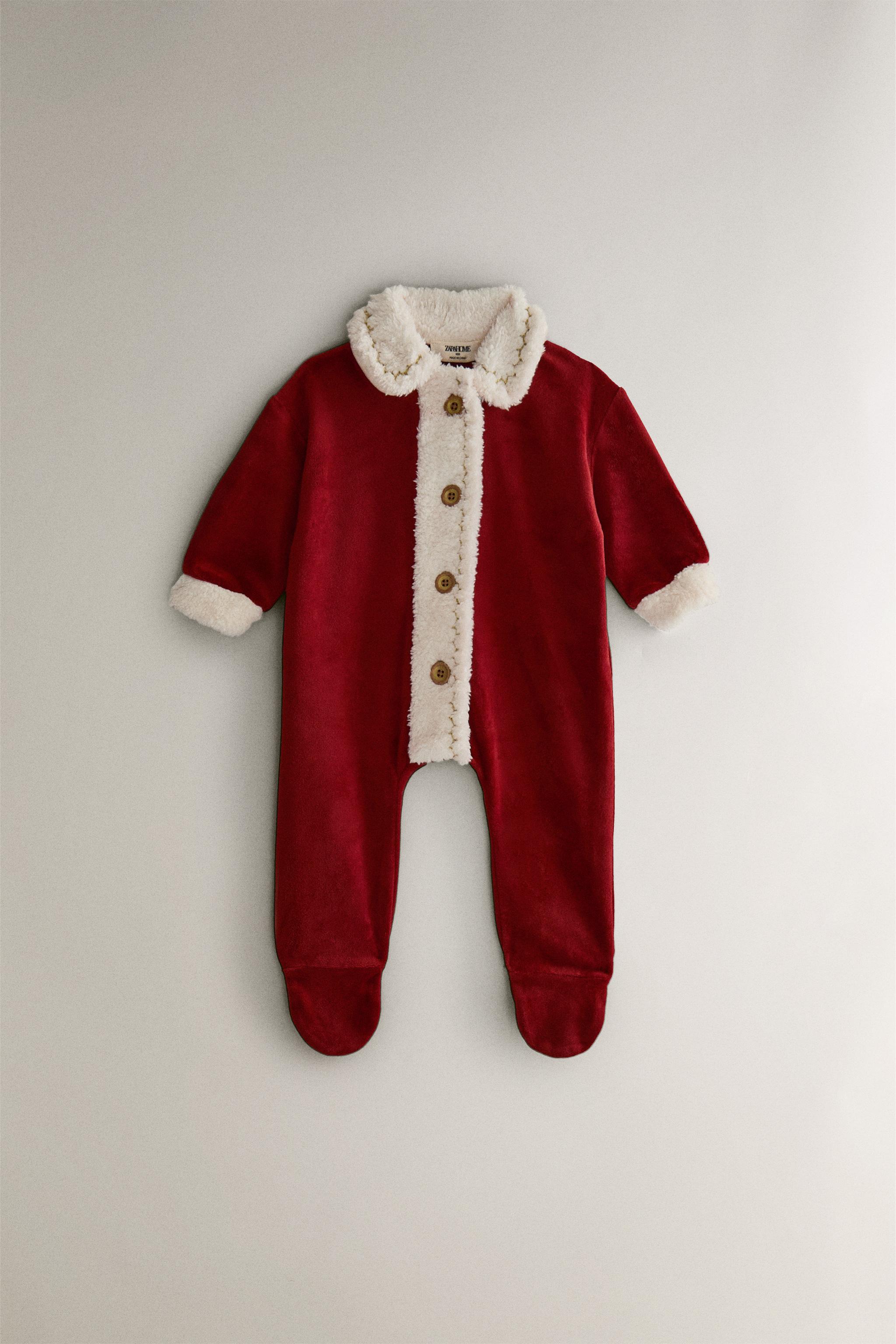 SANTA CLAUS CHRISTMAS BABY ROMPER COSTUME