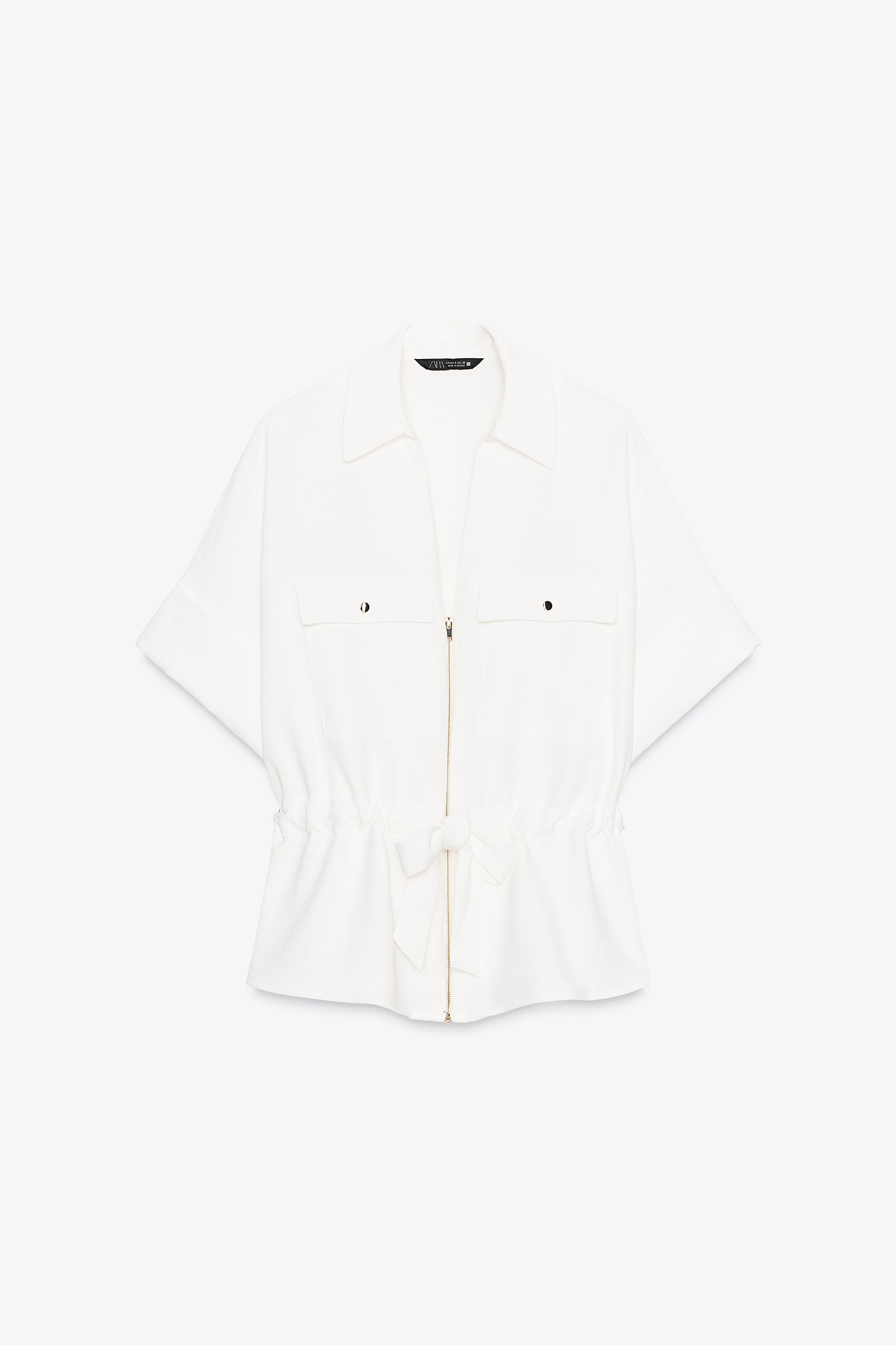 サファリシャツ - オフホワイト | ZARA Japan / 日本