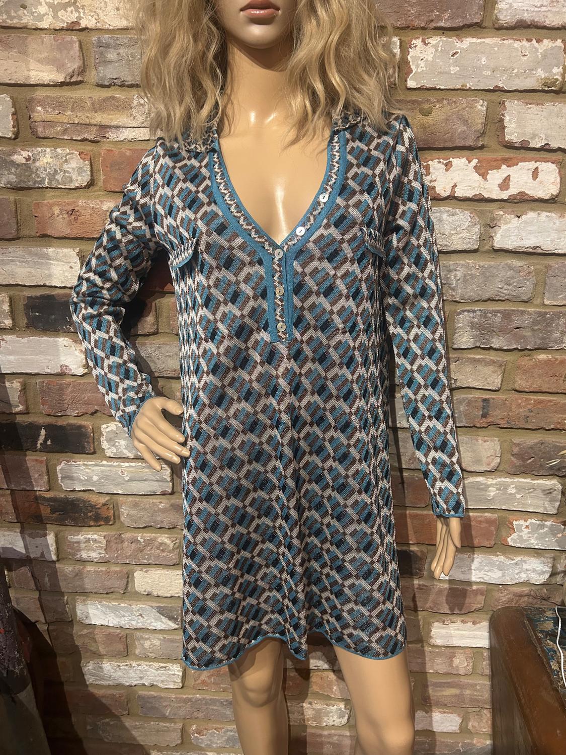 JACQUARD KNIT DRESS
