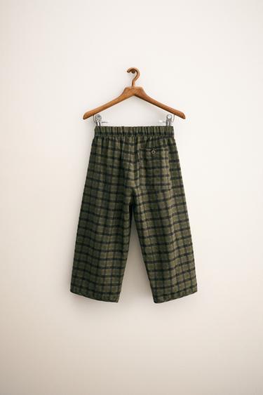 ZARA TIMELESS - PANTALON BALLON À CARREAUX - Vert moyen de Zara - Image 1