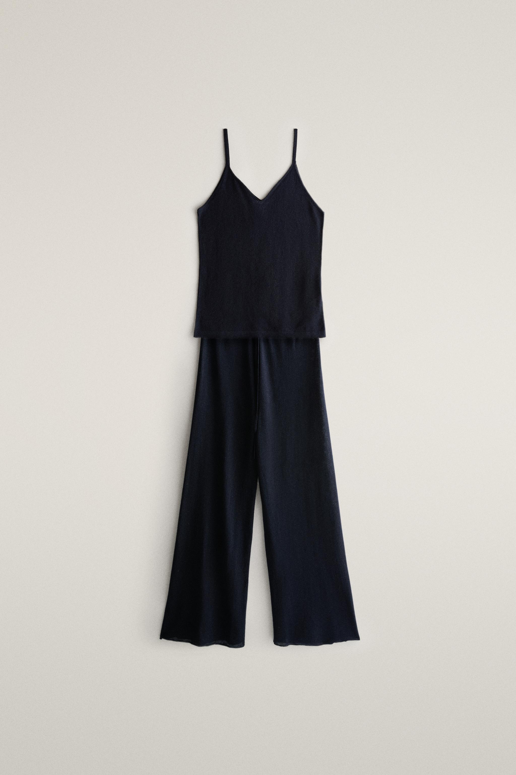 PLAIN WOOL SILK TROUSERS