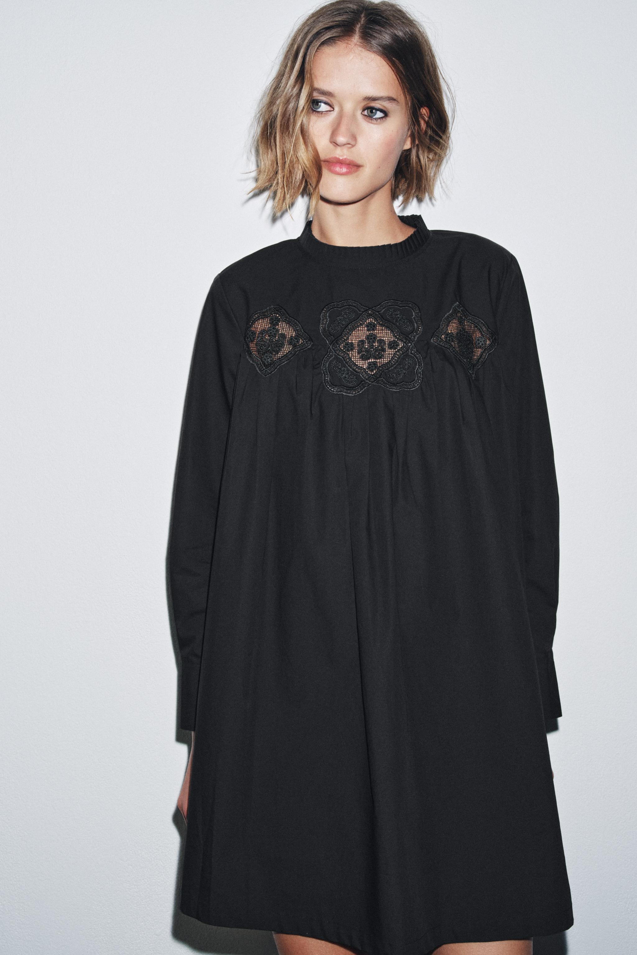 andmary Franka cotton dress black 正規品 ANDMARY】Franka cotton dress