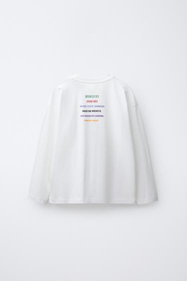 T-SHIRT ÉQUIPE NBA - Blanc de Zara - Image 1