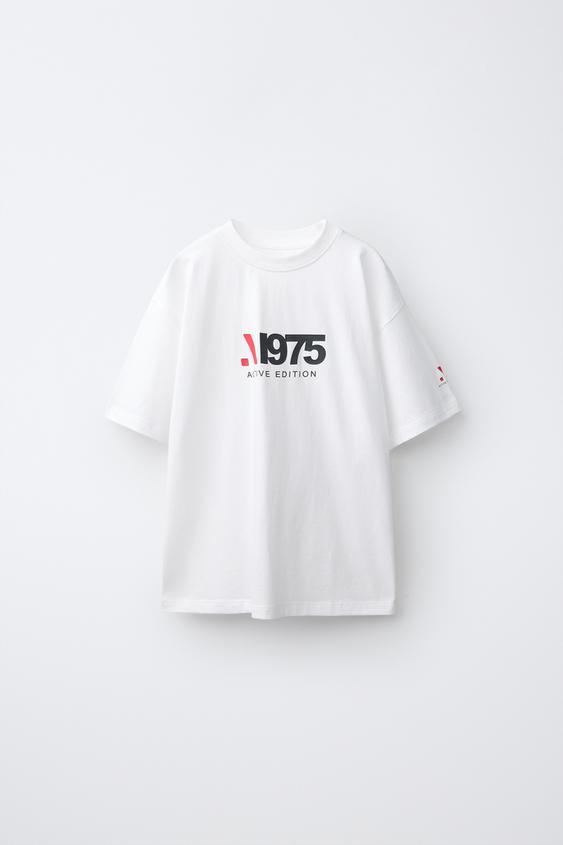 SPORTY LOGO T-SHIRT - White by Zara - Image 0