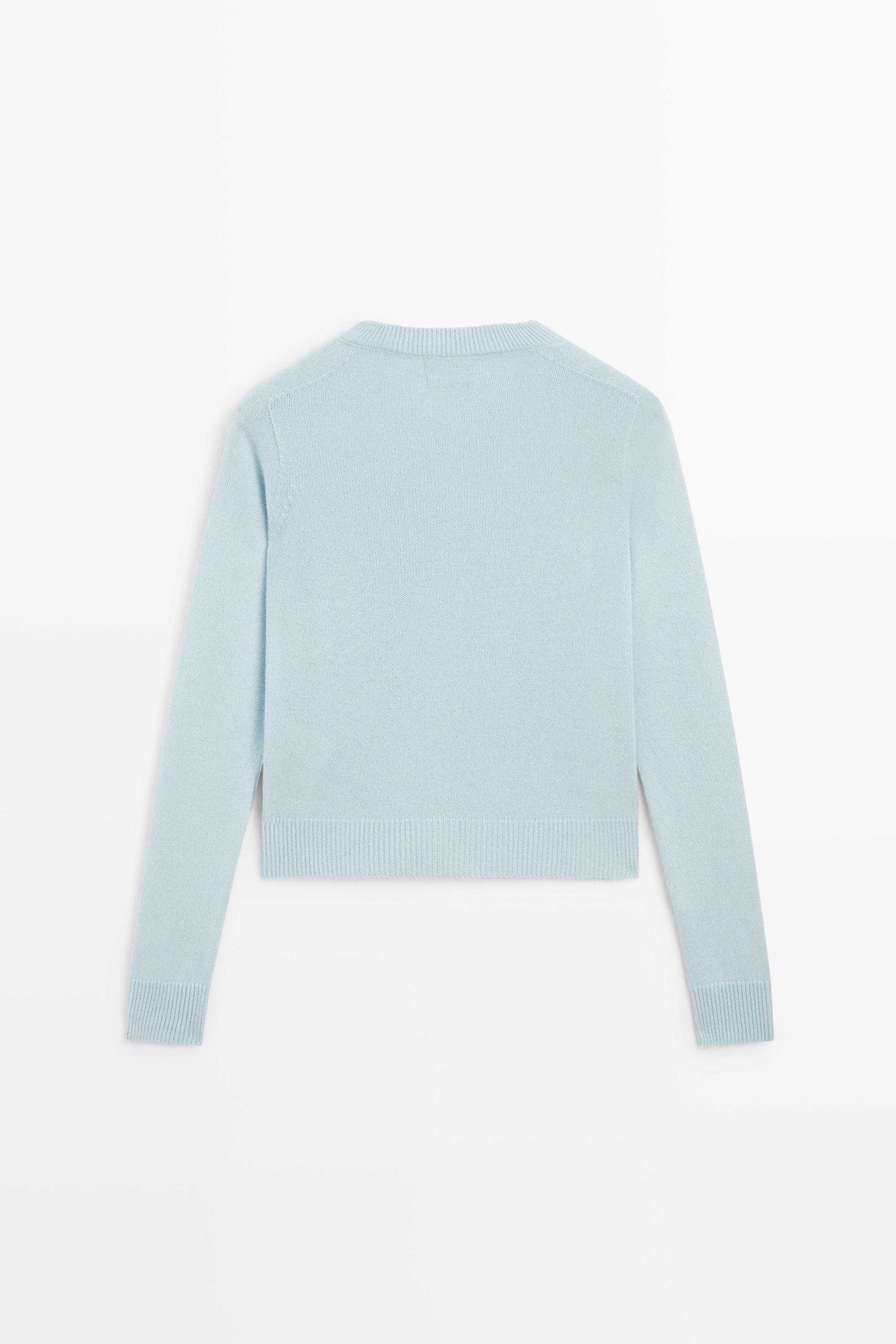 Cardigan court 100 % cachemire