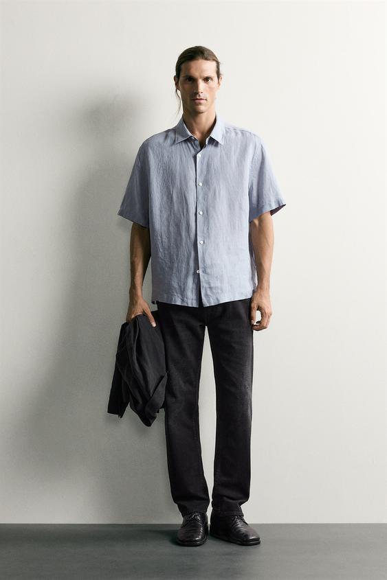 JEANS REGULAR FIT - Negro de Zara - Imagen 0