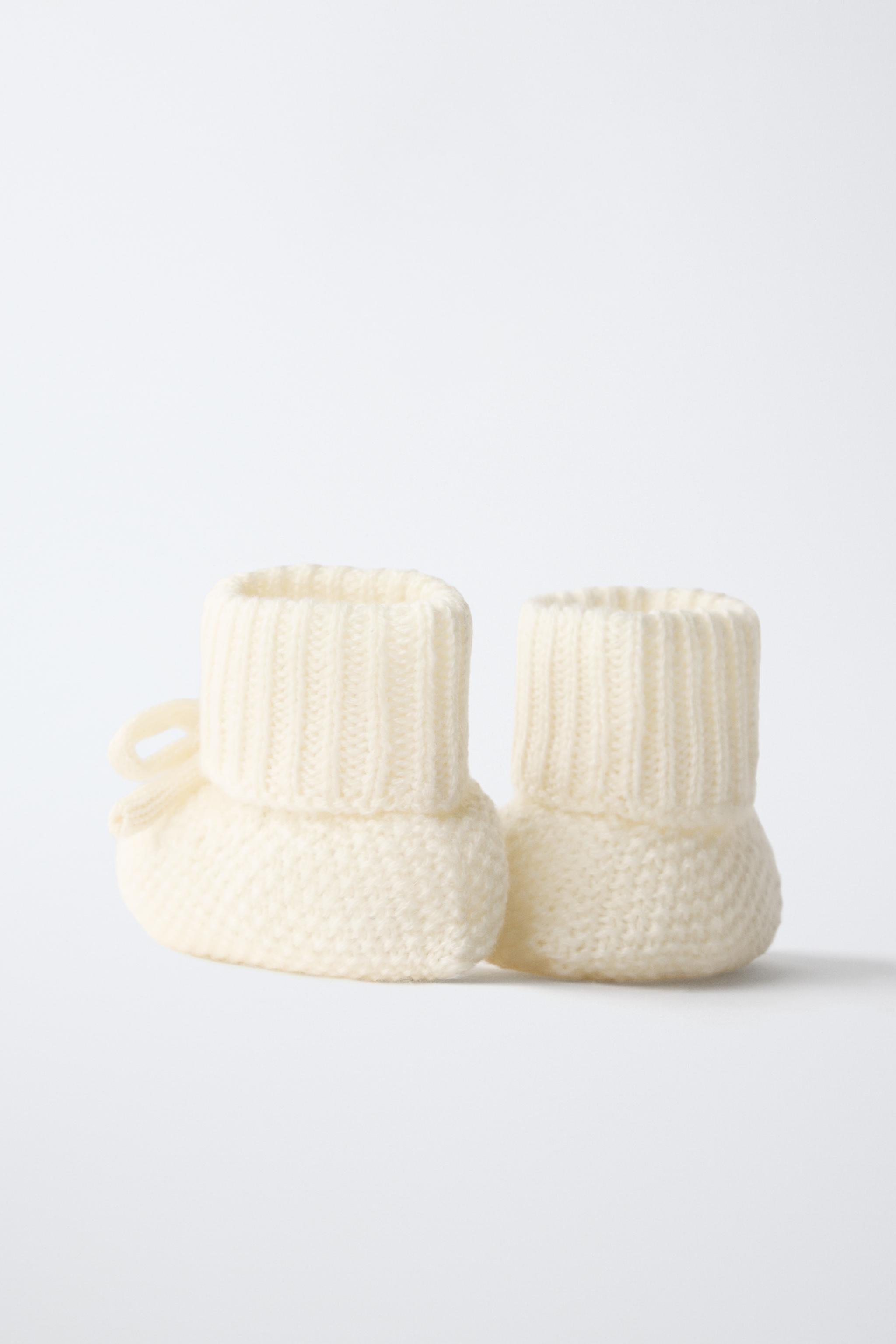 Детские ботинки Zara KNIT BABY BOOTIES — фото 6
