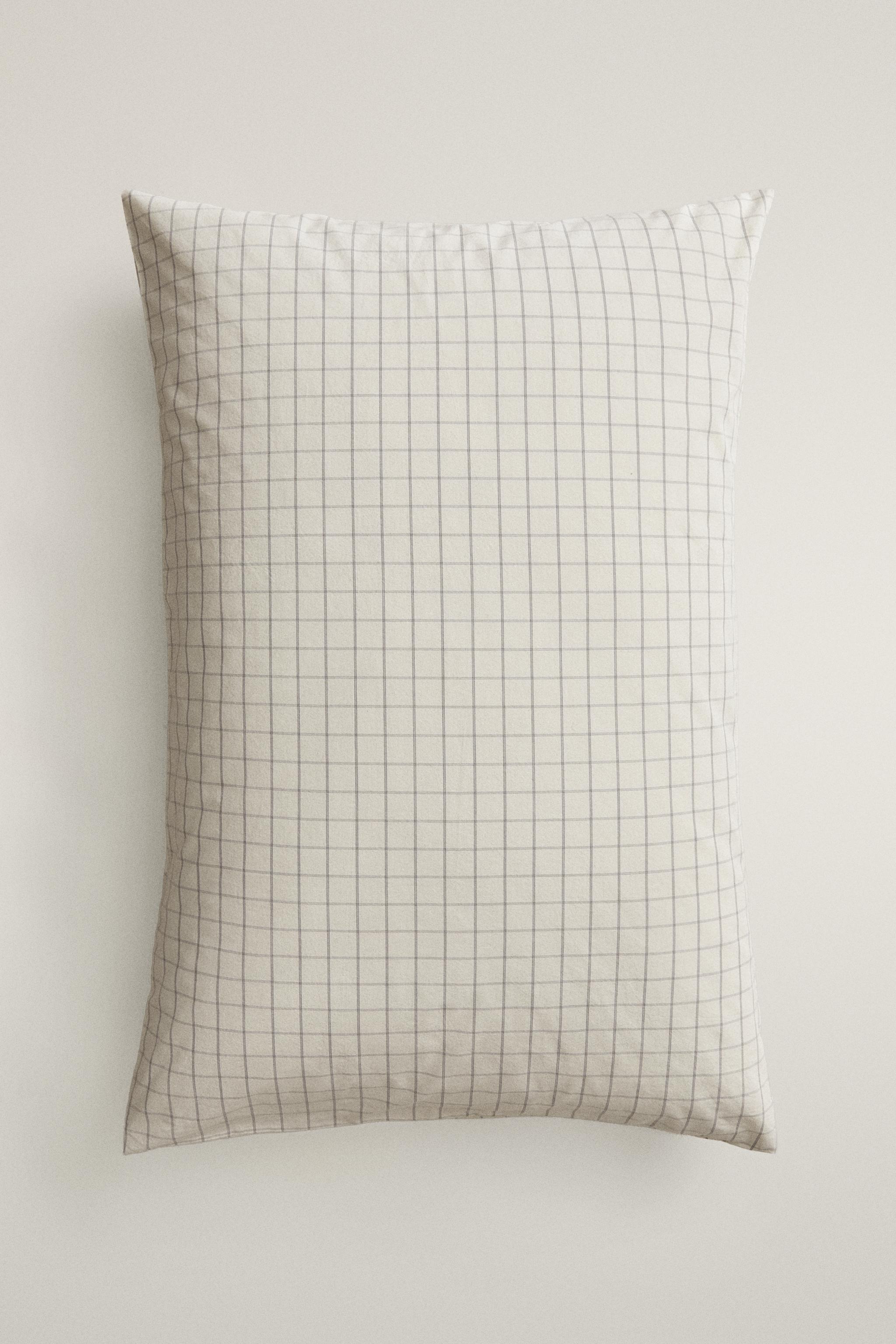 Zara COTTON PILLOWCASE — фото 4