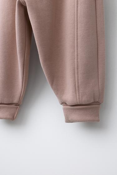 FLOCK LOGO JOGGERS - Light pink by Zara - Image 3