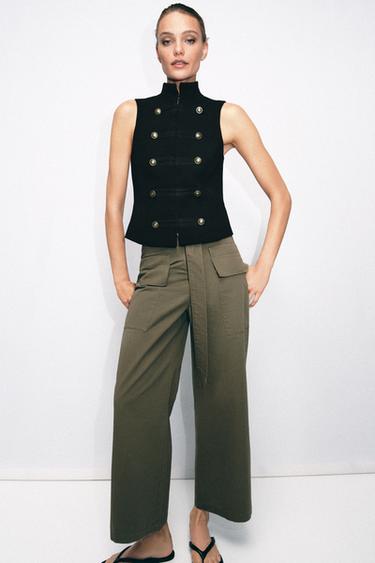 FIREMAN CLASP WAISTCOAT - Black by Zara