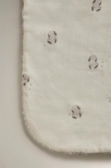 KIDS' BUNNY SHOULDER BIB - Cream by Zara - Image 2