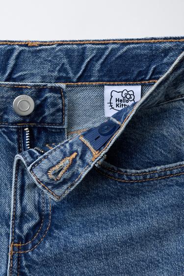 JEANS DROIT HELLO KITTY © SANRIO - Bleu de Zara - Image 2