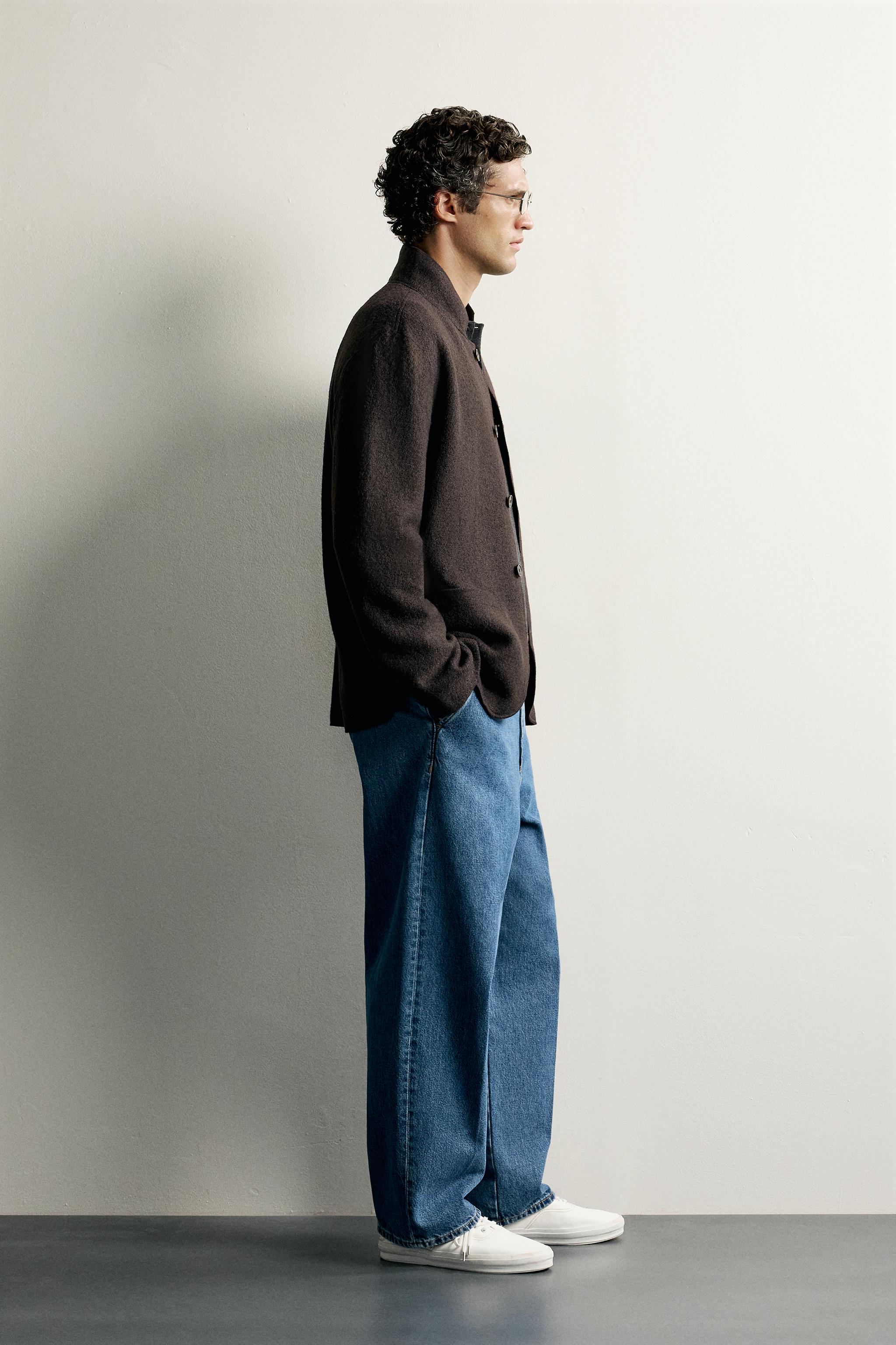 WOOL-BLEND RELAXED FIT BLAZER