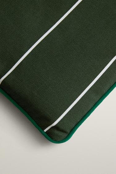 SURMATELAS RAYÉ PASSEPOILÉ - Vert de Zara - Image 2