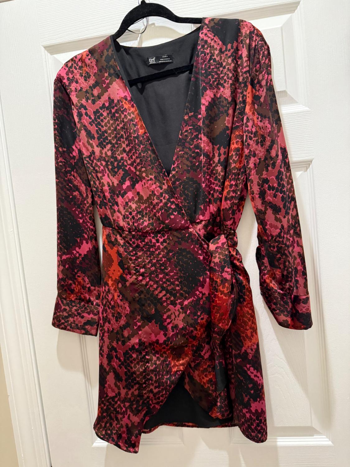 SNAKESKIN PRINT DRESS - Image 2