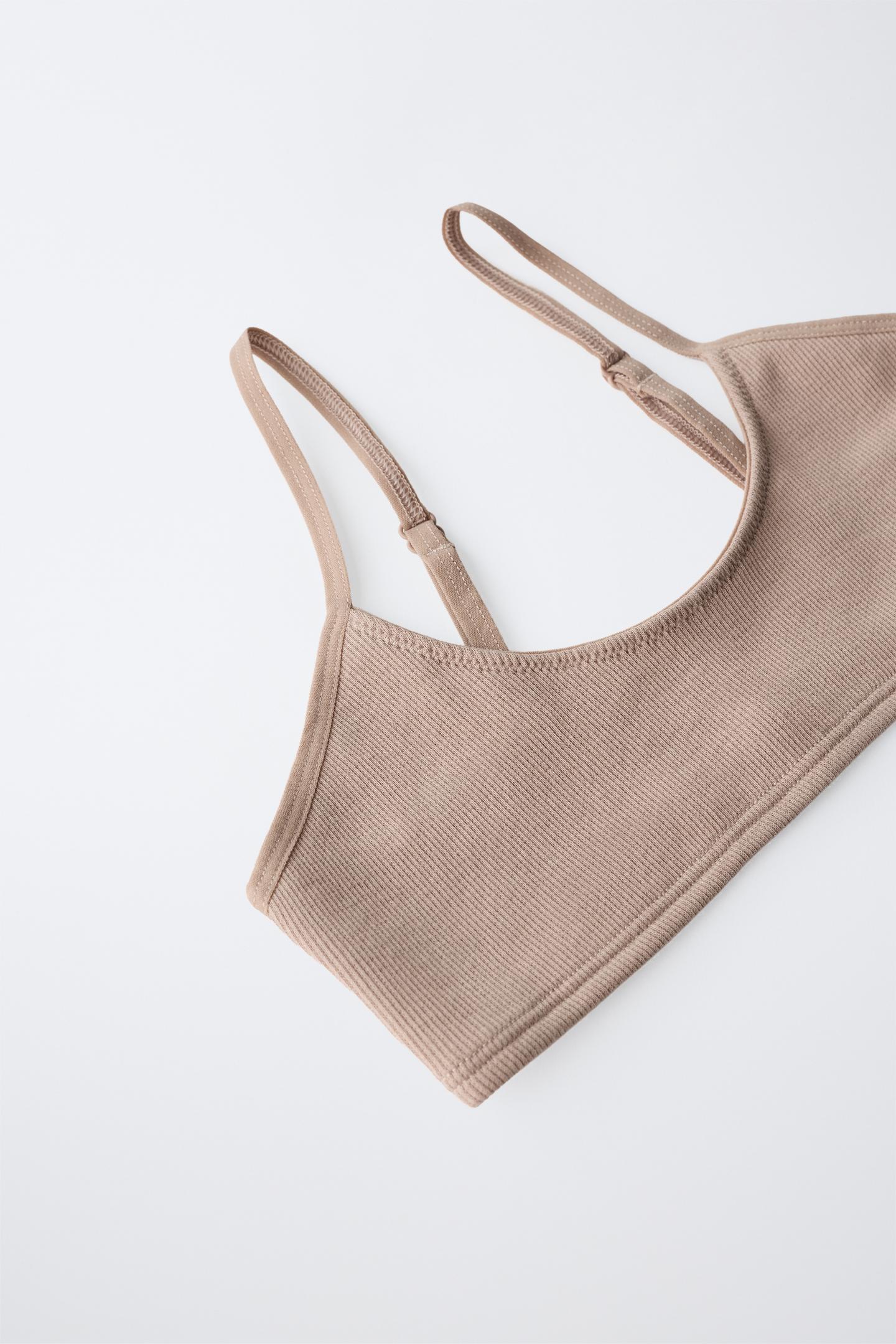 Бельё для детей, в рубчик, 3 шт. — Zara, цвет: Серо-коричневый коричневый — фото 2