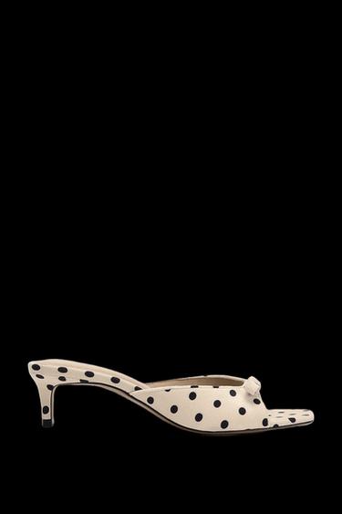 POLKA DOT MULE WITH BOW - Multicoloured by Zara - Image 0
