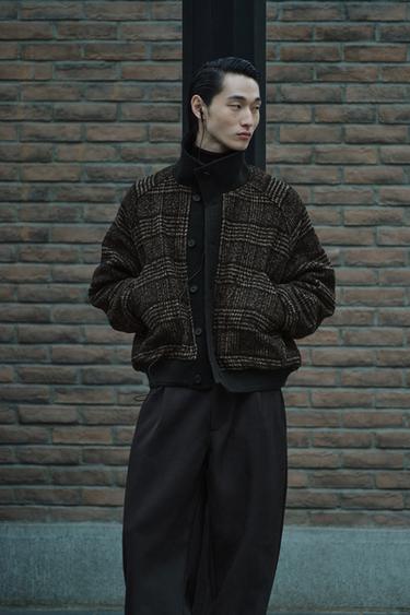 Zara 氣球版打褶長褲 - 黑色