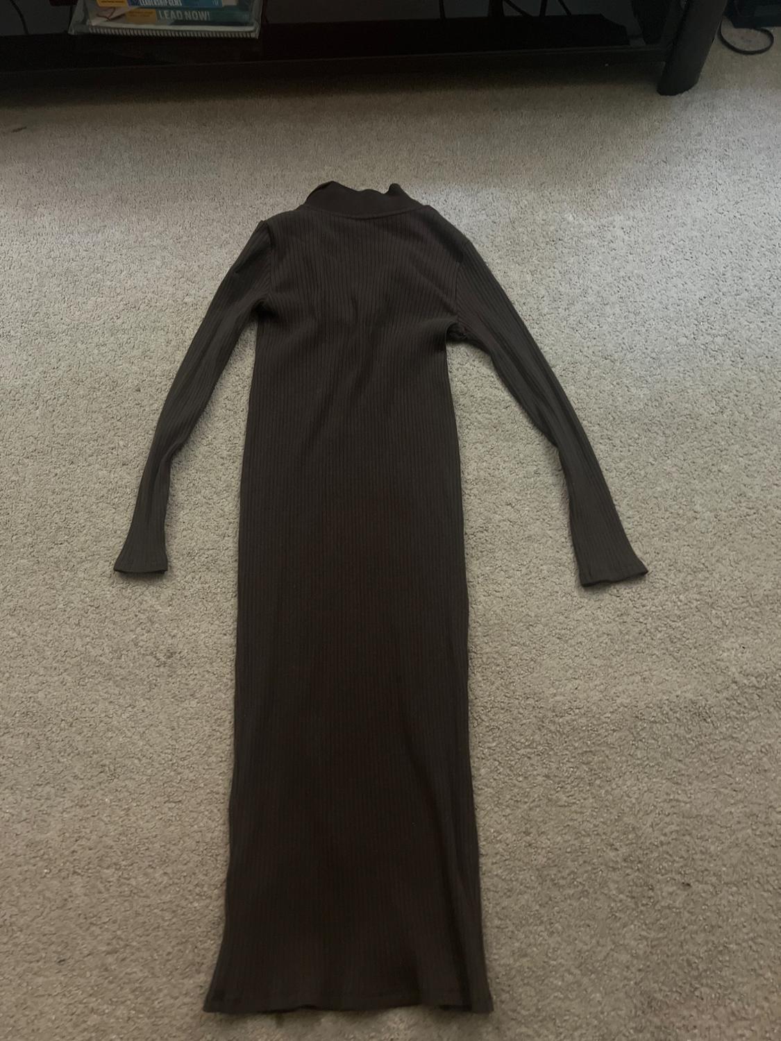 RIBBED POLO DRESS - Image 3