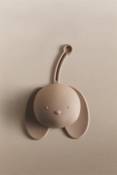 RABBIT SILICONE DUMMY HOLDER - Brown by Zara