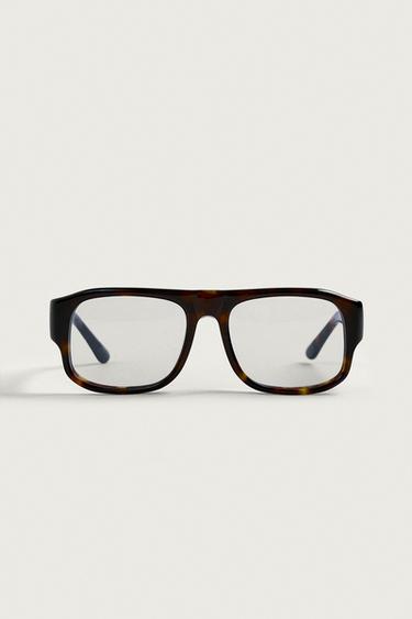 Zara RECTANGULAR SUNGLASSES - Tortoise shell