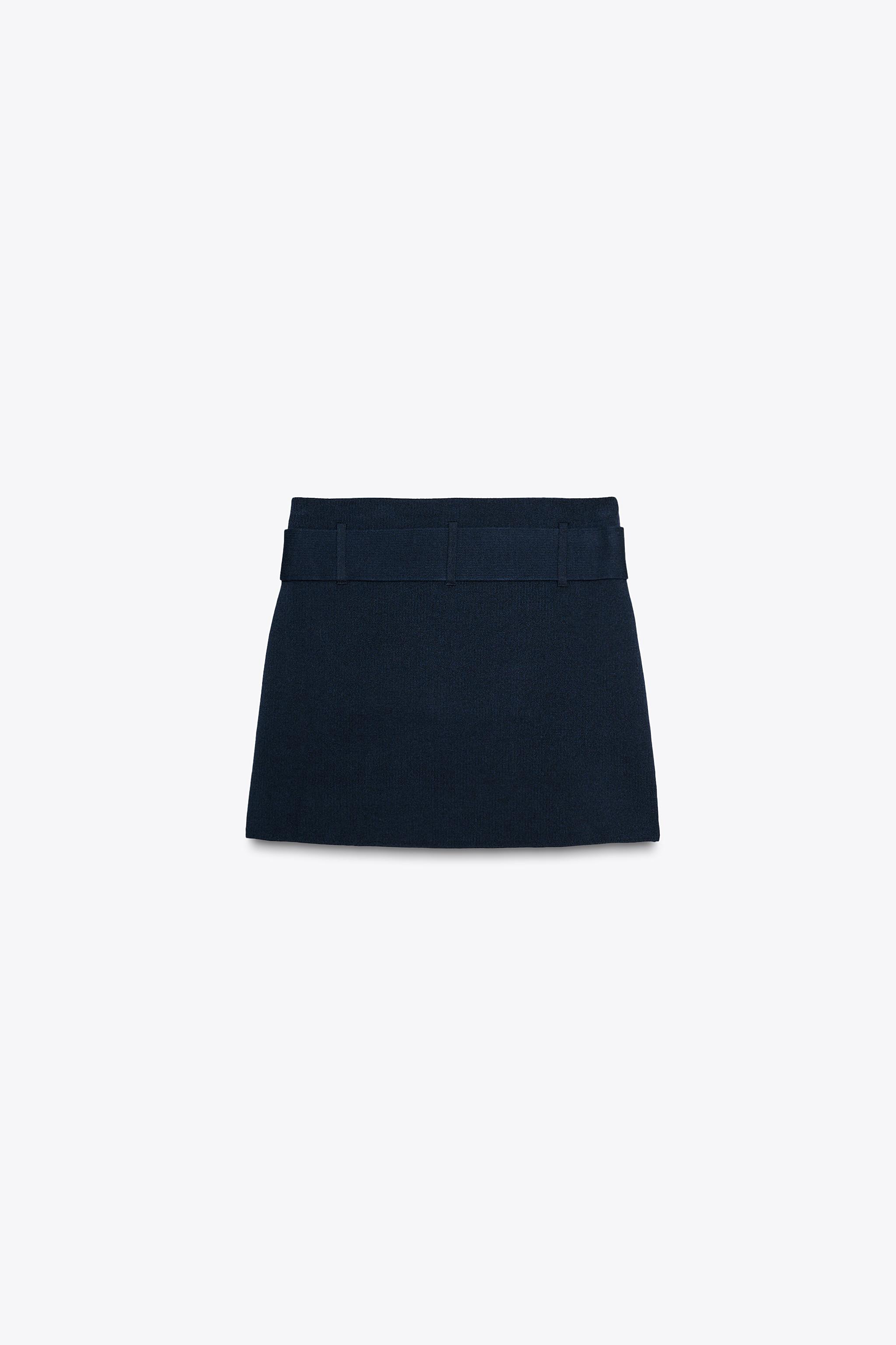 ZARA ストライプ柄ストレートスカート 新品未使用タグ付き