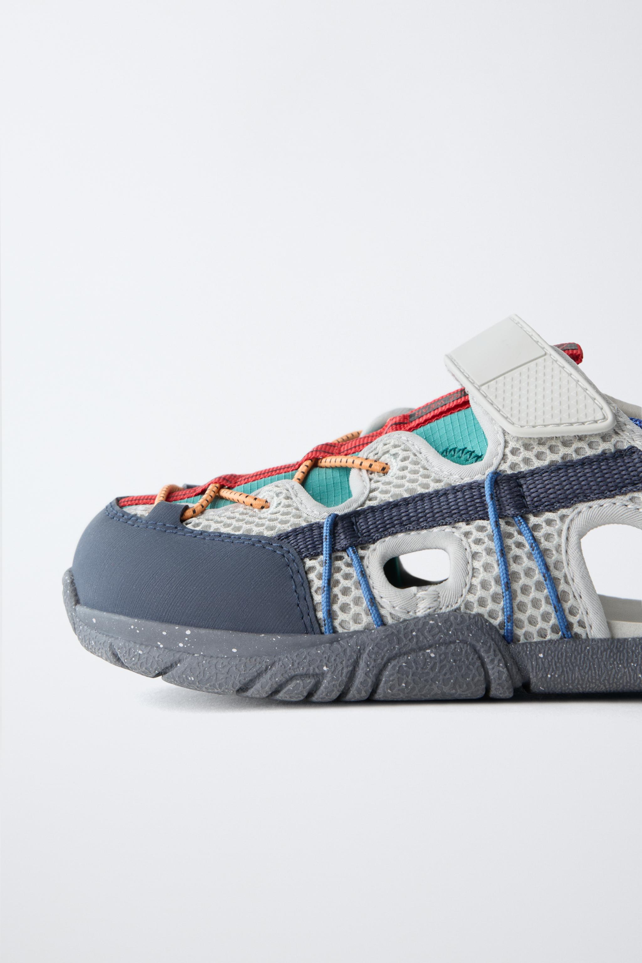 Детские кроссовки Zara BAREFOOT SNEAKERS WITH CUTOUTS — фото 4