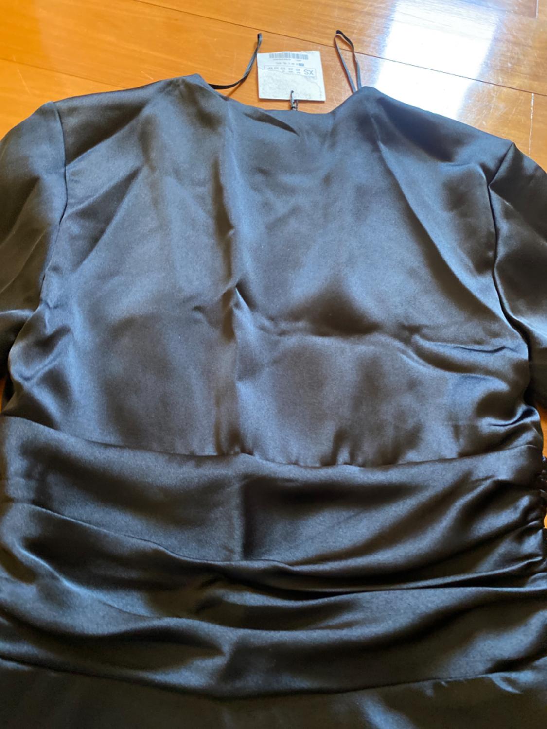 SHORT SATIN DRESS - Image 6