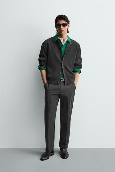 레귤러핏 테크니컬 팬츠 - Zara 그레이