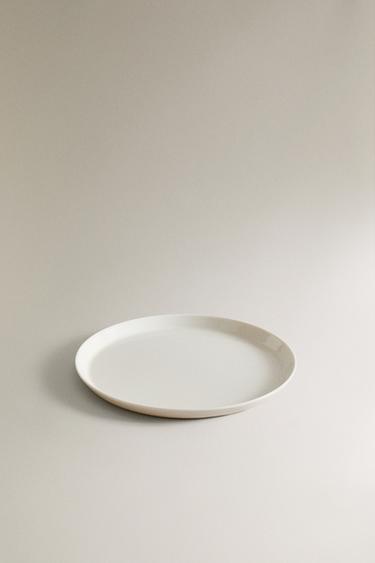 PORCELAIN DESSERT PLATE - White by Zara - Image 1