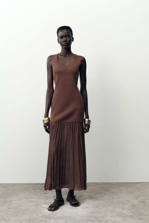 zara cream knitted dress Zara Dresses | Nwt Zara Ecru Knit Dress, Size S | Color: Cream/White