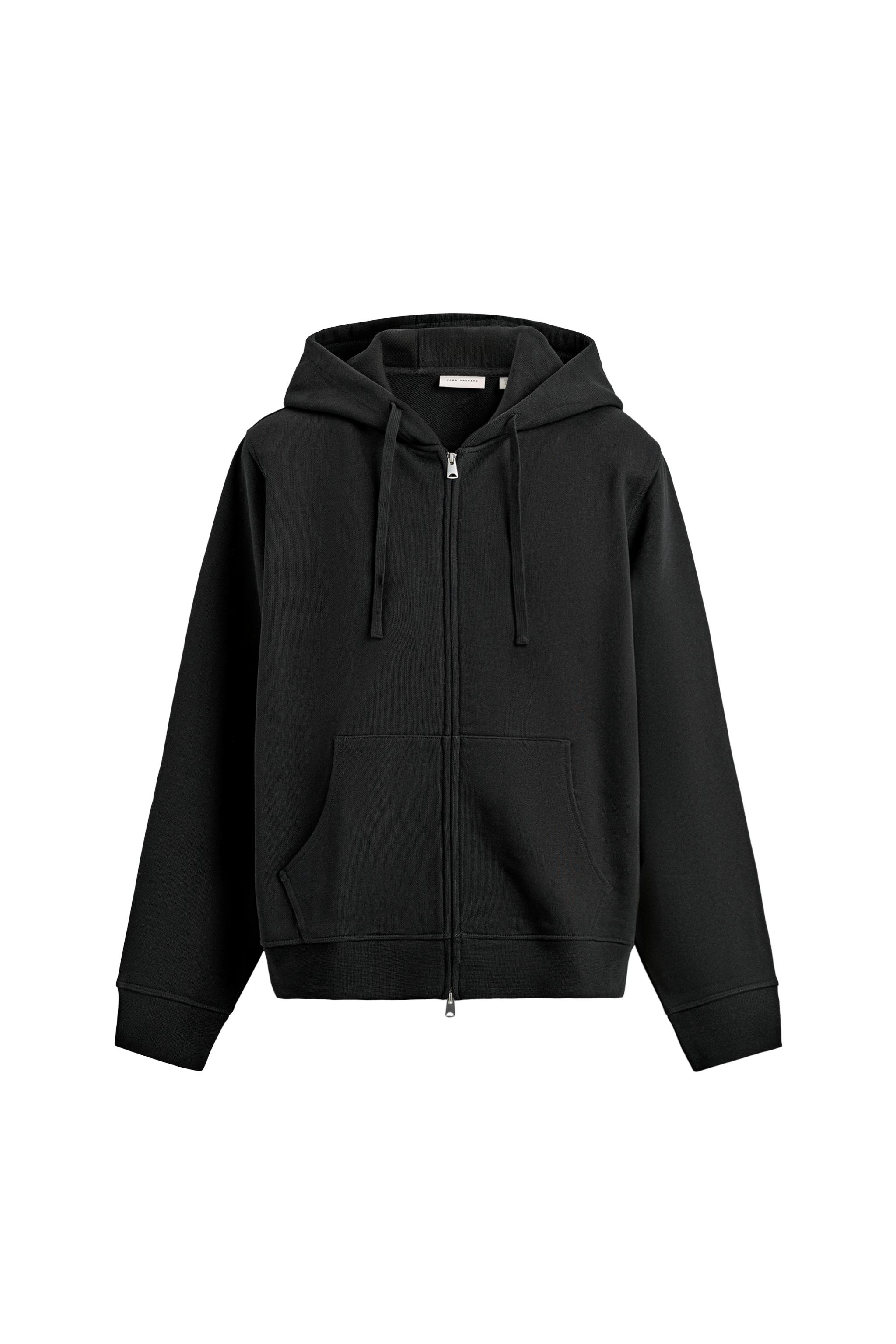 ORIGINS HEAVYWEIGHT ZIP HOODIE - Chocolate | ZARA United States