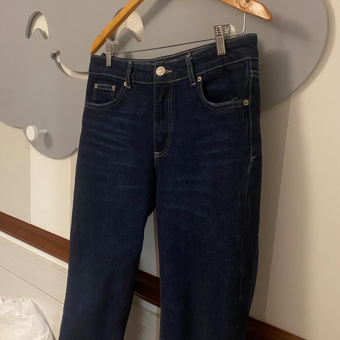 SLIM FIT CROPPED MID-RISE FLARED JEANS - Image 6