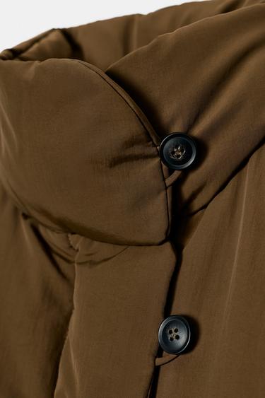 VESTE MATELASSÉE ZW COLLECTION - Chocolat de Zara - Image 7