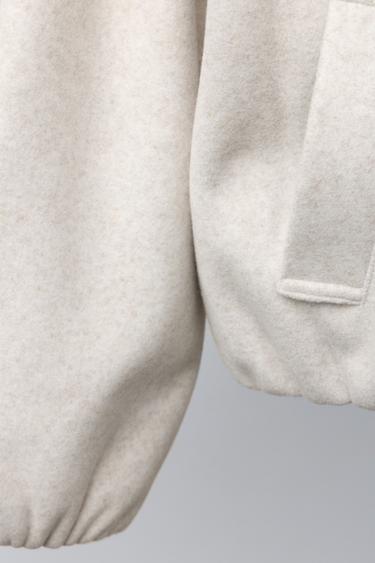 SOFT BOMBER JACKET - Light beige by Zara - Image 5