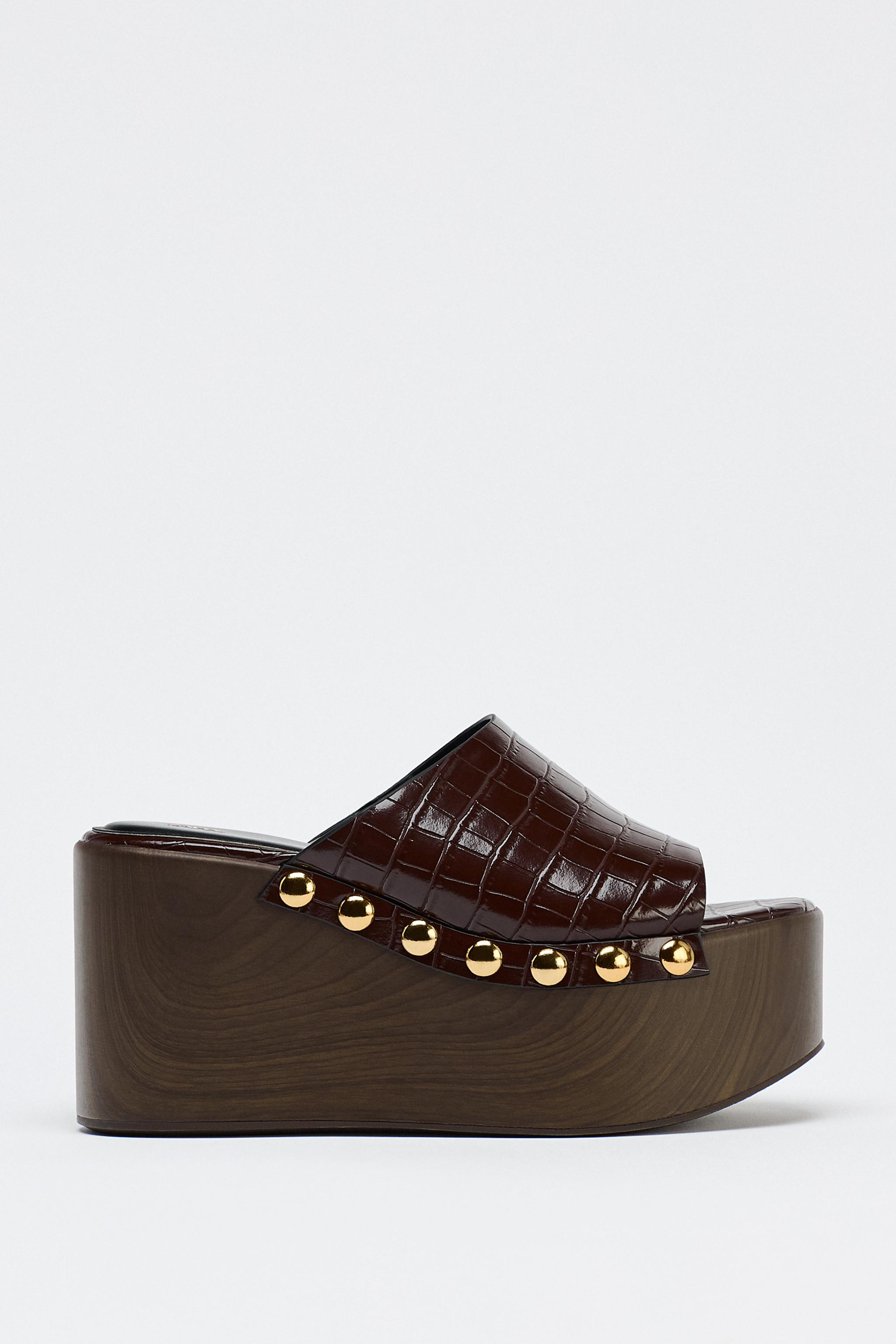 EMBOSSED PLATFORM WEDGES