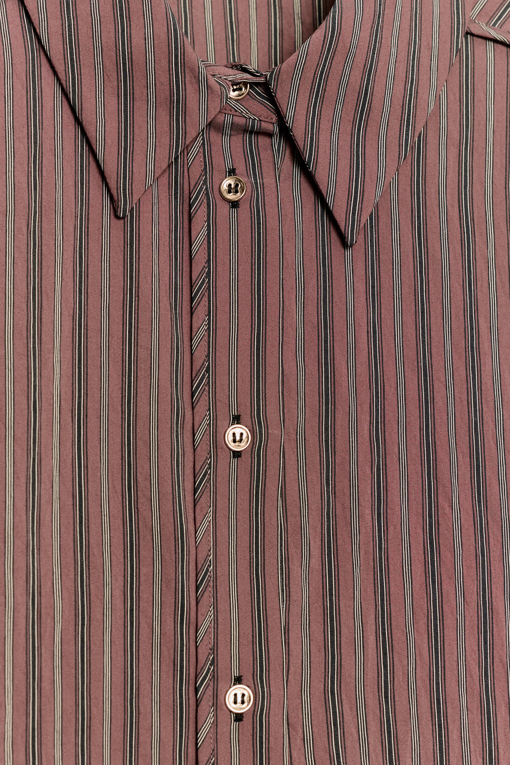 CHEMISE FLUIDE À RAYURES