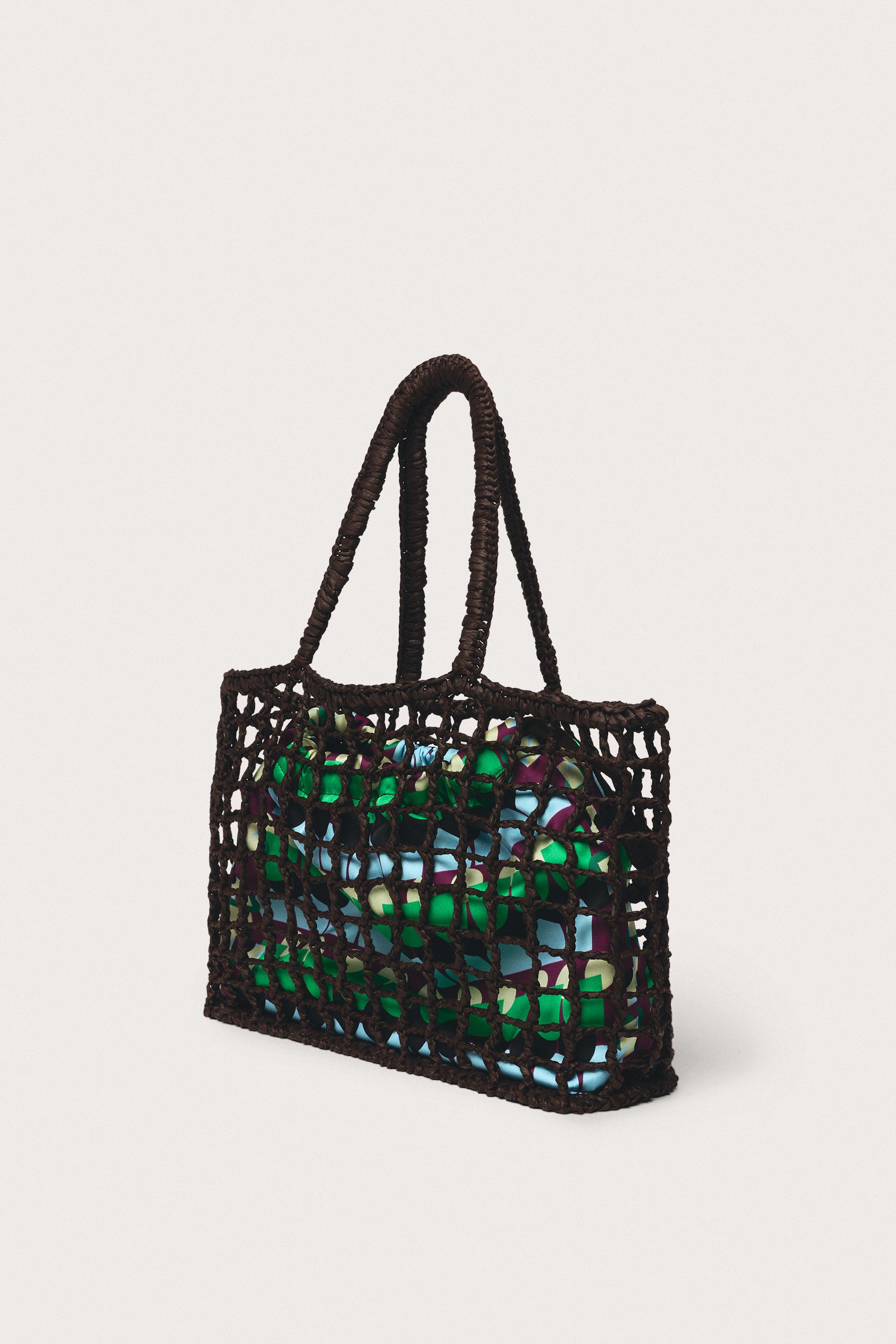Женские сумки Zara LIMITED EDITION BRAIDED HANDBAG — фото 7
