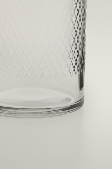 CUT GLASS BOTTLE - Transparent by Zara - Image 2