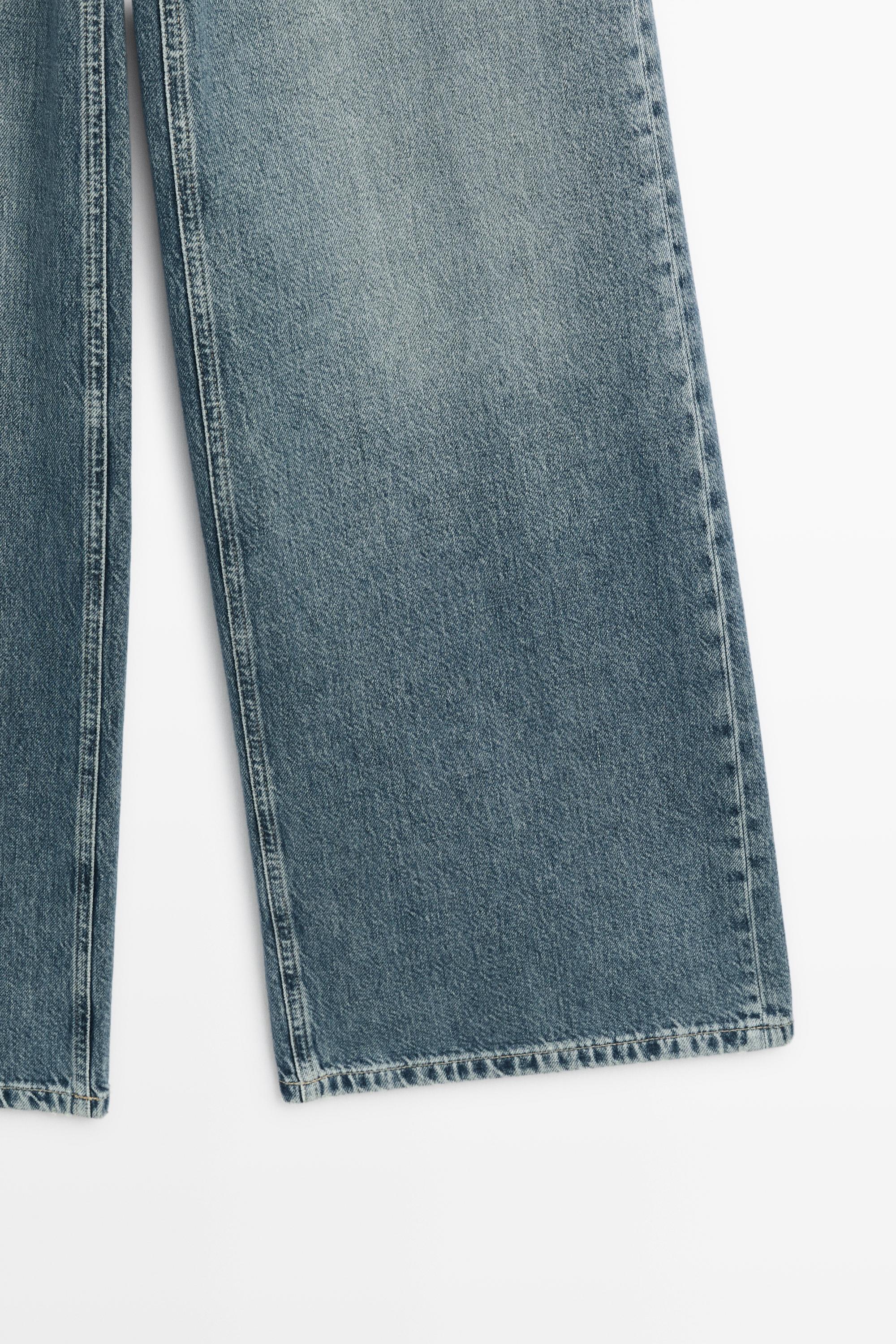 High-waist wide-leg jeans