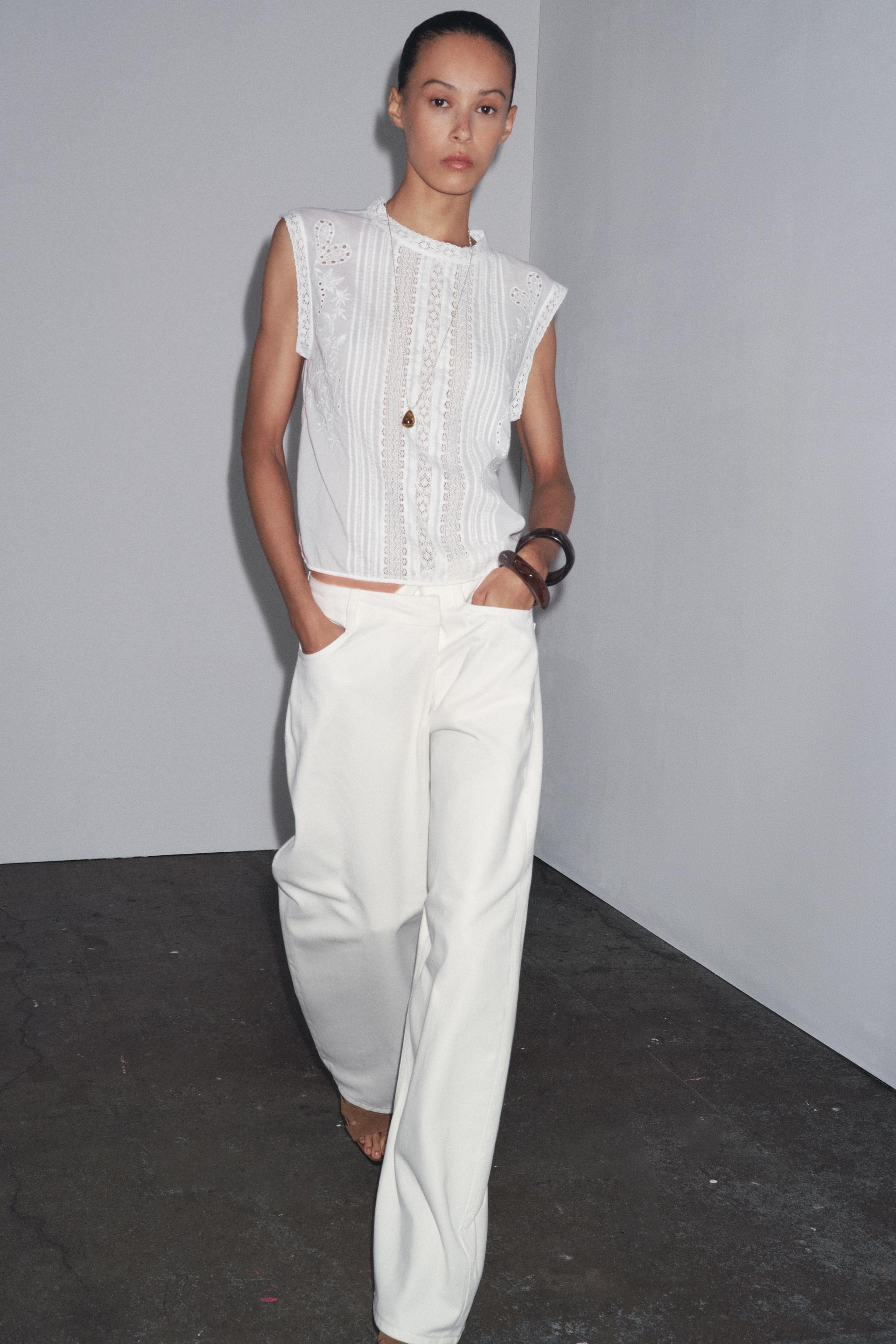 BLOUSE ENTRE-DEUX SANS MANCHES ZW COLLECTION