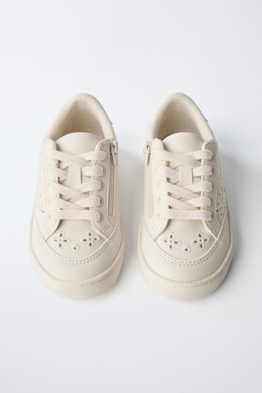 TENNIS OU BASKET AJOURÉS - Blanc de Zara - Image 4