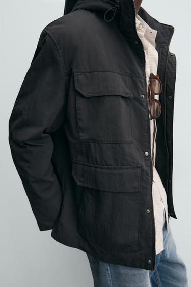 TECHNICAL PARKA WITH POCKETS - Charcoal by Zara - Image 5