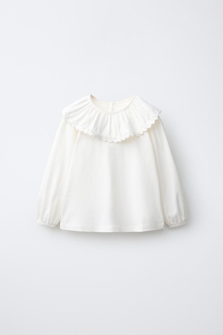 CAMISETA CUELLO BOBO BORDADO
