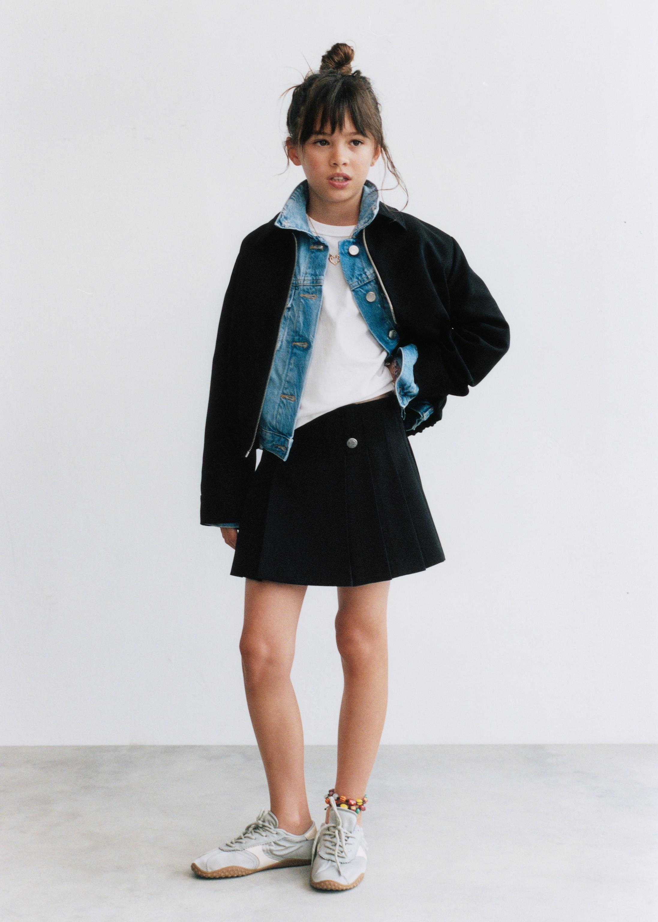 SHORT PLAIN JACKET — Black
