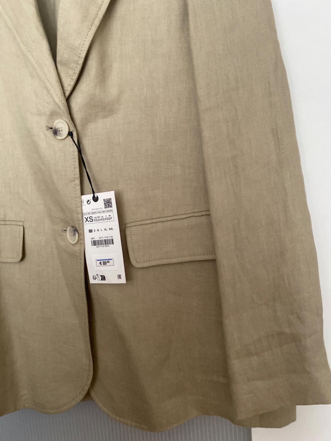 STRAIGHT LINEN BLAZER - Image 3