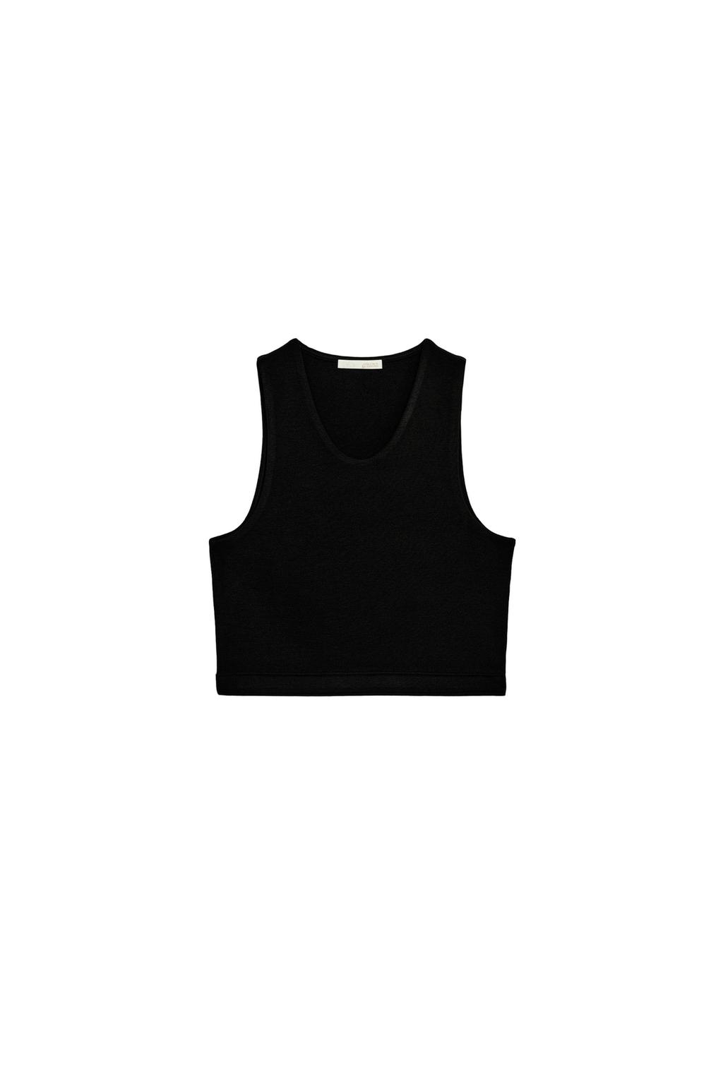 SLEEVELESS CROP TOP - image 3