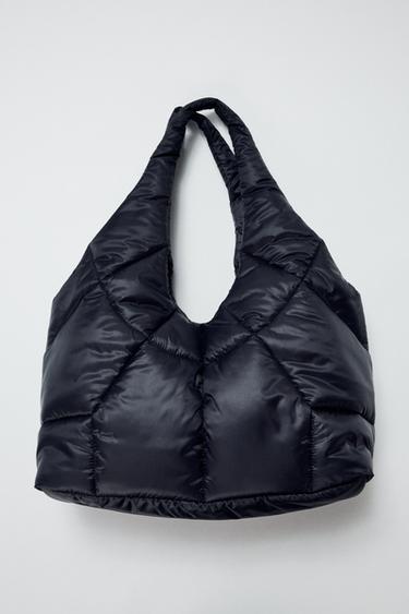SHOPPER EFECTE ENCOIXINAT - Negre de Zara