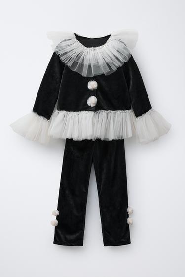 HARLEKIN-KOSTÜM-SET - Schwarz von Zara