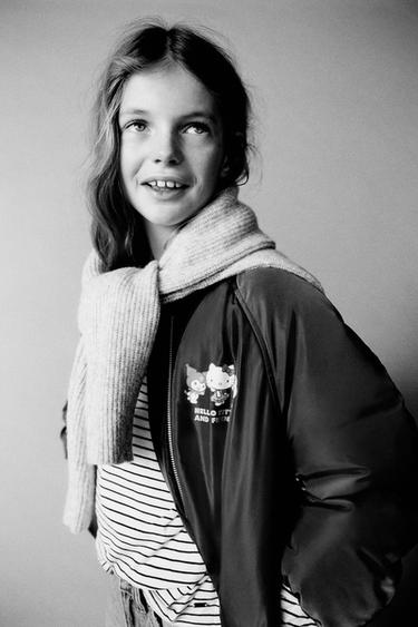 BLOUSON BOMBER KUROMI © SANRIO - Gris anthracite de Zara - Image 1